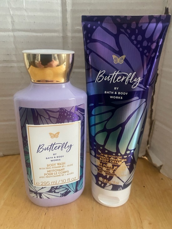 Bath & Body Works Other - Bundle B&BW Butterfly full size Body Wash 10oz & body Cream 8oz NWT Mother’s Day